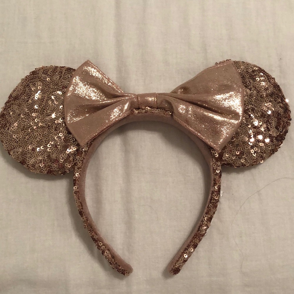 Rose Gold Minnie Mouse Ears